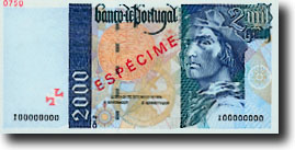 2000 escudo-biljet